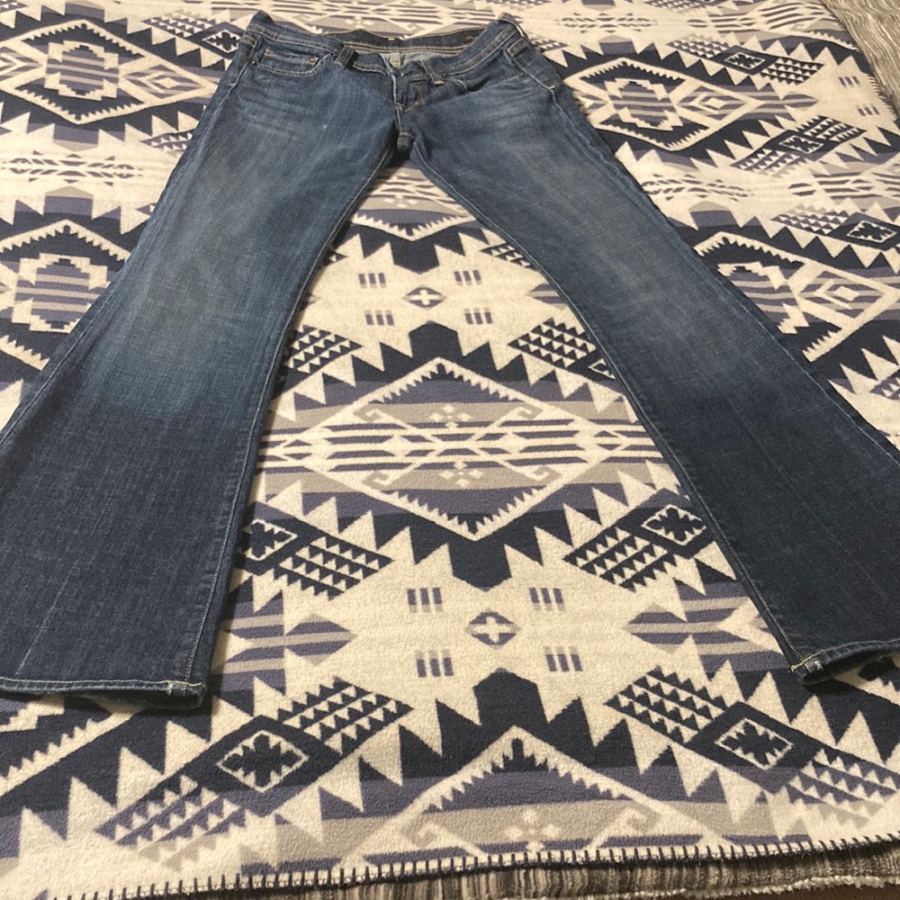 Super nice Ingrid #002 Stretch Low waist Flair Jeans!